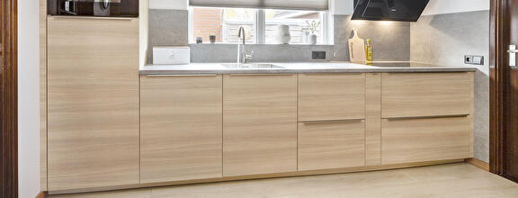 Moderne eiken keuken