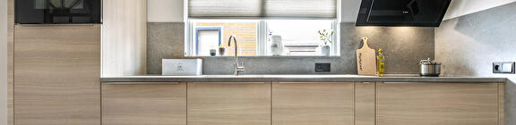 Moderne eiken keuken Appingedam