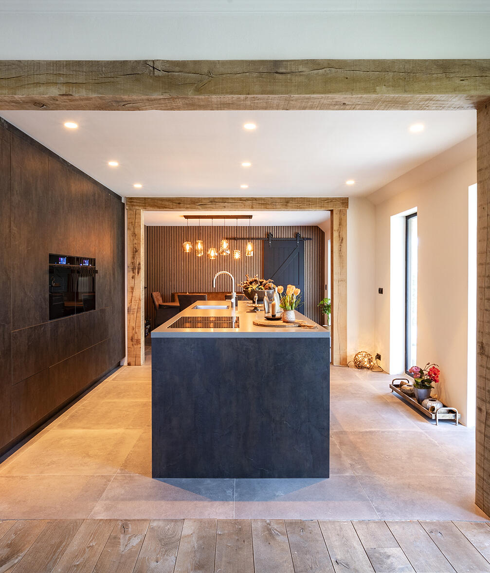 Open Keuken in Finsterwolde van de Familie Mulder - Badhuis Keukens